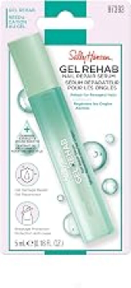Sally Hansen Gel Rehab Nail Treatment Pen | Repair, Hydrate & Renew | Strengthens and Restores Damaged Nails | Keratin & Vitamin Complex | Easy, Mess-Free Nail Care on the Go