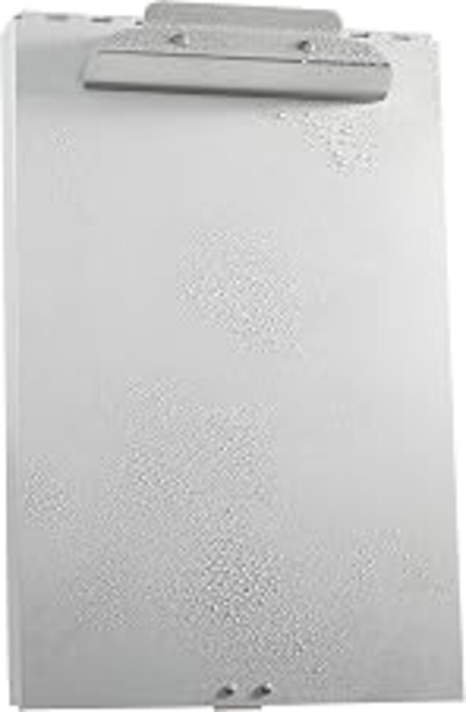 Amazon Basics Metal Clipboard with 2 Storage Compartments, Letter Size, 250 Sheet Capacity, Office Supplies with Self-Closing Latch, 14.1 x 9.2 x 2.6 inches, Silver