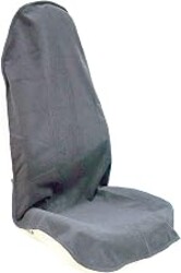 LoyaGour Car Seat Cover Protector Front Seats,for Gym Workout,Running,Swimming,Beach and Hiking,Waterproof Sweat Towel Bucket Seat Covers for Cars SUV Trucks (Grey, 1Pcs)