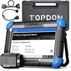 TOPDON Phoenix Lite 2 Bidirectional Scan Tool, OBD2 Scanner, ECU Coding | Function as ONE/AD900 Lite, Wireless Automotive Diagnostic Scanner, 34+ Reset Services, FCA AutoAuth, 2 Years Free Update