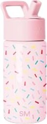 Simple Modern Kids Water Bottle & Toddler Cup | 14oz | Confetti | Insulated Stainless Steel Toddler Water Bottle, Kids Tumbler with Straw | Spill Proof for School, Girls, Boys | Confetti
