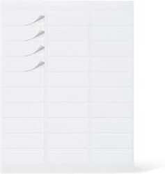 Amazon Basics Printable Address Labels, White, 1" x 2-5/8", 3000 Blank Mailing Labels