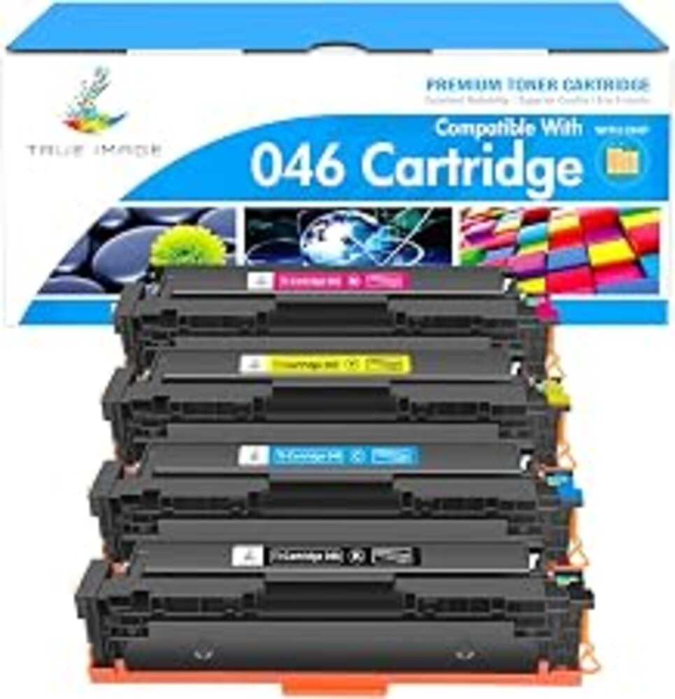 046 Toner Cartridge Set 046H MF733cdw for Canon 046 CRG-046 4 Pack | Compatible for Canon Color ImageCLASS MF733Cdw MF731Cdw LBP654Cdw MF735Cdw MF733 MF731 MF730C LBP650C Printer Ink (K/C/M/Y)