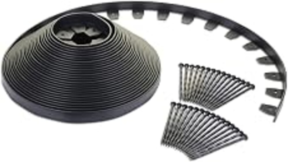 EasyFlex Heavy Duty No-Dig Edging Kit - 100ft., Black