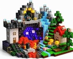 200 PCS Magnetic Blocks with Light Blocks - Magnet Tiles Toys for Kids, Boys and Girls, Magnetic Building Blocks Cubes, Stacking Magnets for Kids, Birthday Gifts for Boys and Girls Age 3+ Years Old