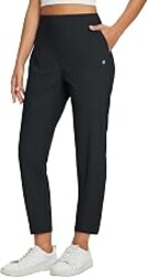 baleaf Women's Travel Pants Lightweight Stretch with Zip Pockets | Petite Fit Available, Secure Zip Pockets, Business Casual Slacks, Stretch Comfort for golf walking Jogging