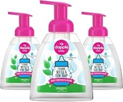 Dapple Baby Fragrance-Free Foaming Baby Bottle & Dish Soap - (3 Pack) 13 fl oz - Plant-Powered Cleaner for Bottles, Pump Parts, and Sippy Cups