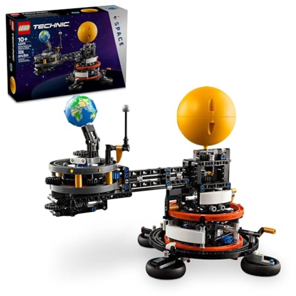 LEGO Technic Planet Earth and Moon in Or