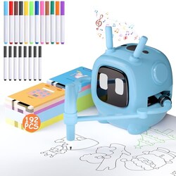 Drawing Robot for Kids with 192 Cards, L