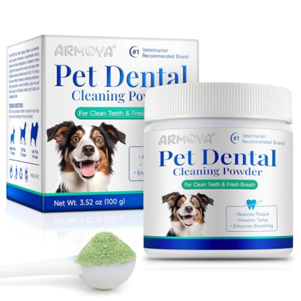ARMOYA Dog Dental Powder - Teeth Cleanin