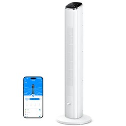 GoveeLife 36 in. White Tower Fan for Bed