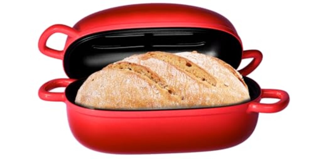 PROCHOP Dutch Oven 9x6 Inch, 2.5QT Cast