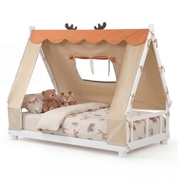 Costzon Twin Bed Frames for Kids, Wooden
