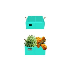 SPONDWILD 2 Pack 6 Gallon Divided Flexib