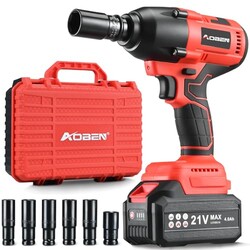 AOBEN Cordless Impact Wrench 1/2 Inch, P