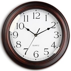 KECYET Wall Clocks Battery Operated Sile