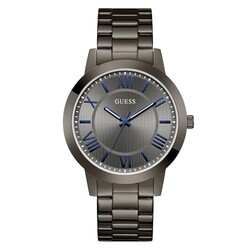 Guess Men's 44mm Watch - Gunmetal Stainl