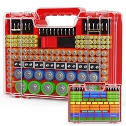 Battery Organizer Storage Holder Box Cas