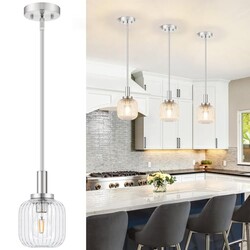 Osimir Brushed Nickel Pendant Lights Kit