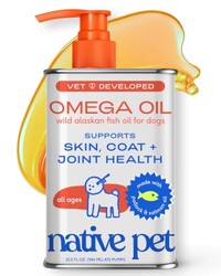 Native Pet Omega 3 Fish Oil for Dogs & C