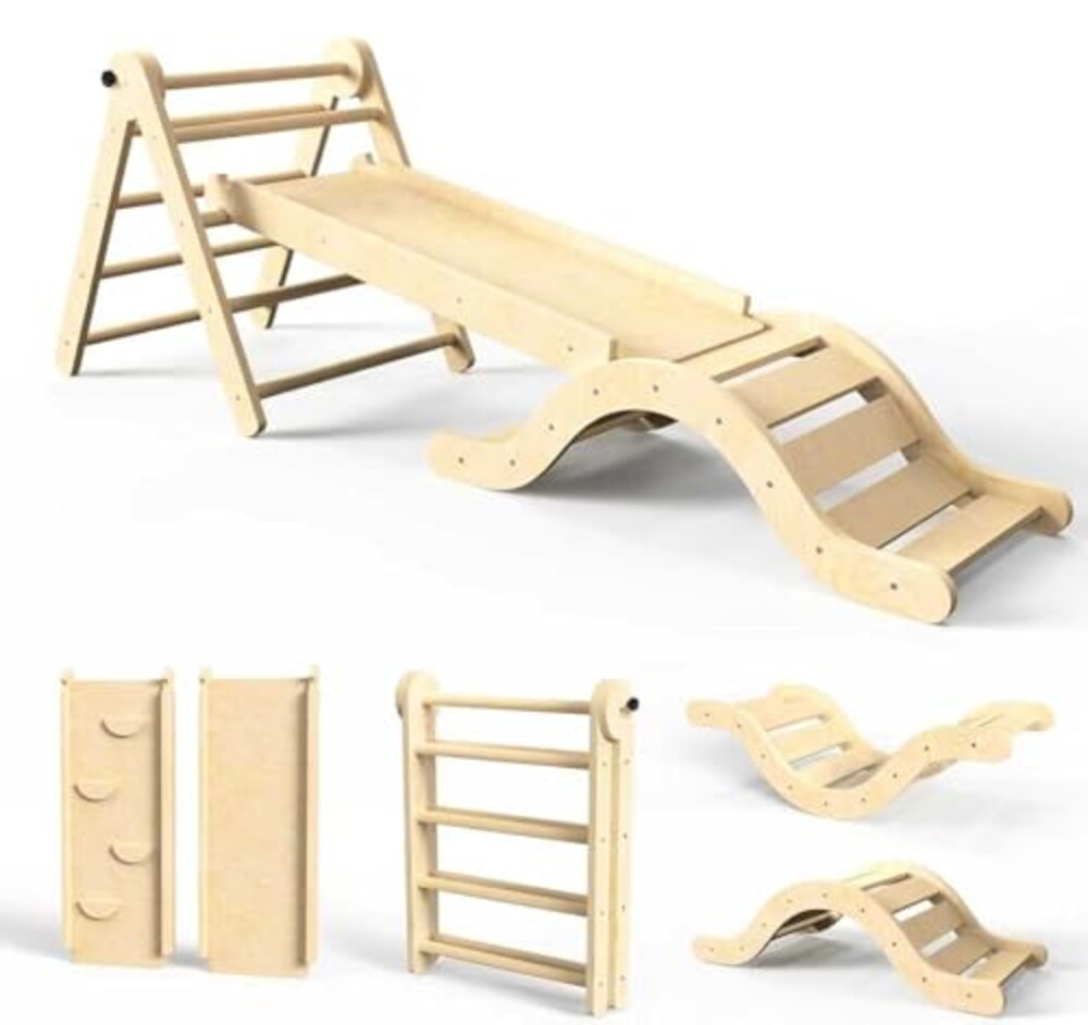 doowroodni Pikler Triangle Set 7in1 Todd