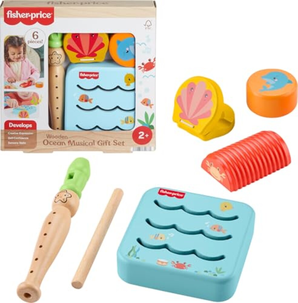 Fisher-Price Wood Toddler Toys Ocean Mus