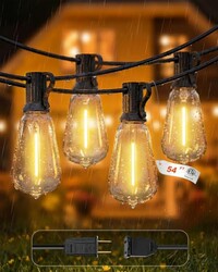 Pesken Outdoor String Lights Waterproof,