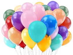 50 Pcs 12 Inch Assorted Color Balloons,