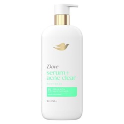 Dove Serum + Acne Clear Body Wash with 1