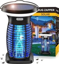 Solar Bug Zapper Outdoor Waterproof, Por