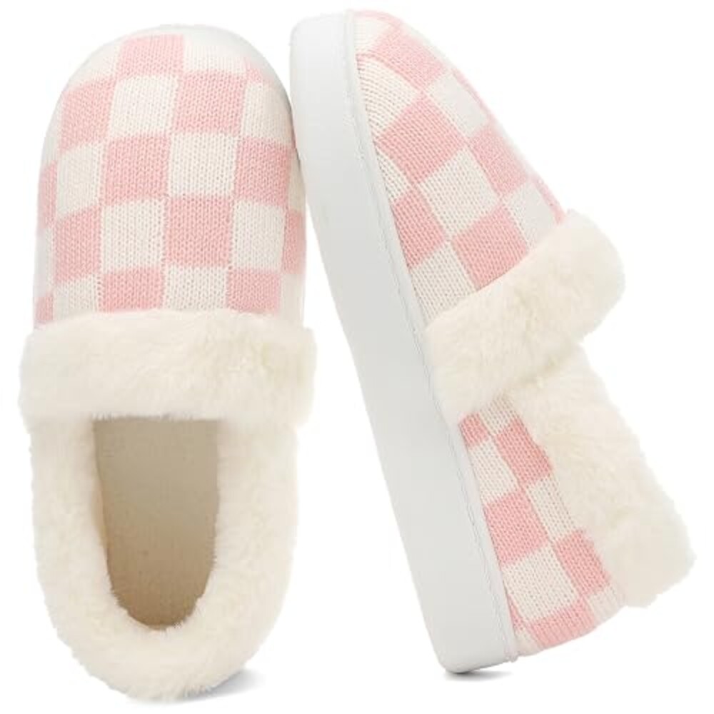 UBFEN Womens Fuzzy House Slippers Warm B