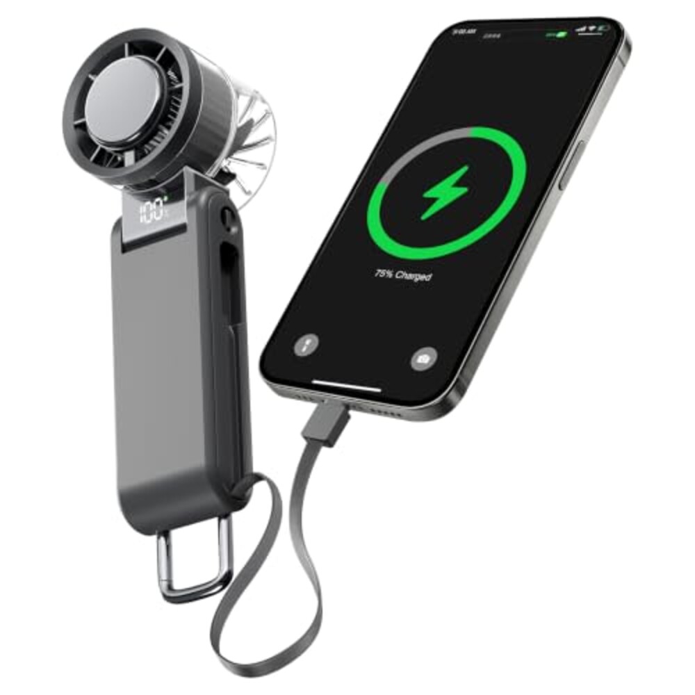MUXNW Handheld Turbo Fan, 4000mAh Power