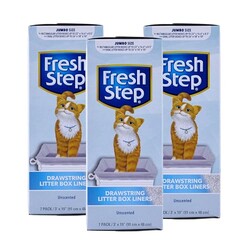 Fresh Step Drawstring Cat Litter Liners,
