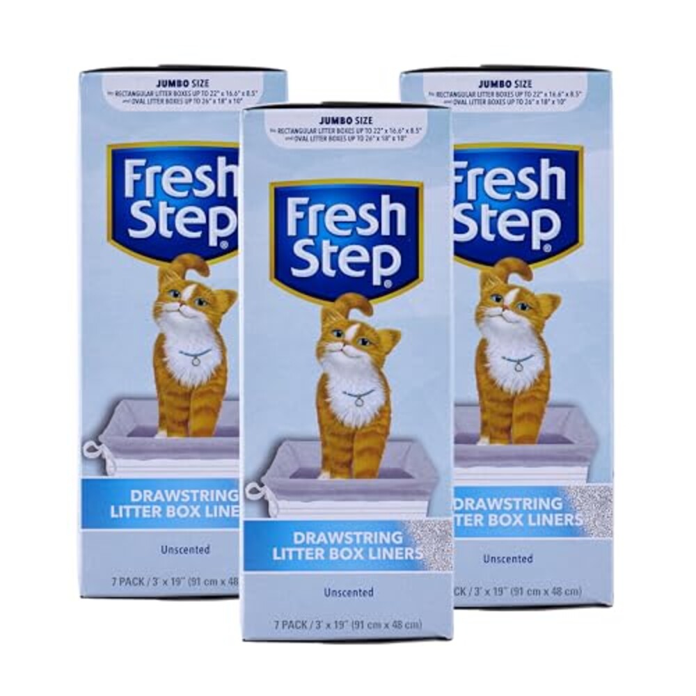 Fresh Step Drawstring Cat Litter Liners,