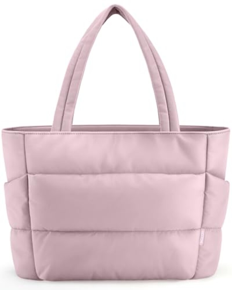 HOTOR Puffer Tote Bag for Women, Multi-P