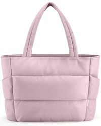 HOTOR Puffer Tote Bag for Women, Multi-P