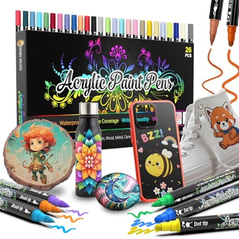Desire Deluxe Acrylic Paint Pens for Roc