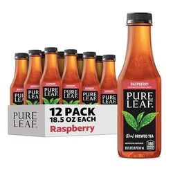 Pure Leaf Iced Tea, Raspberry, Real Brew