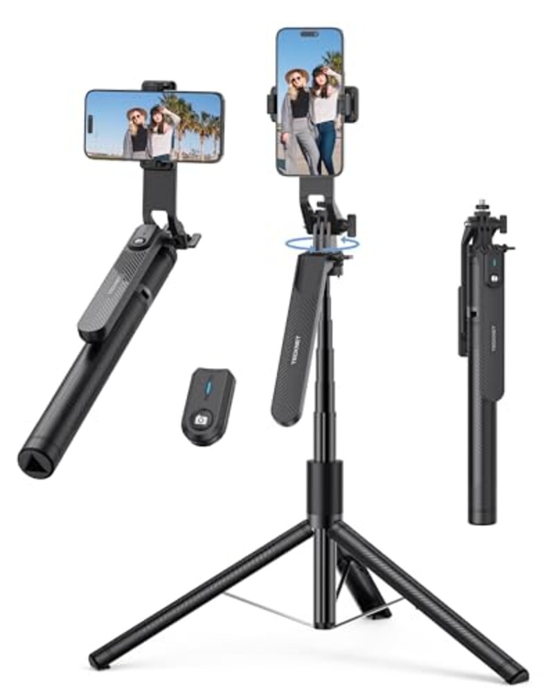 TECKNET 71" Phone Tripod & Selfie Stick,