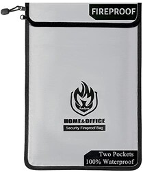 Andyer 2 Pockets Fireproof Document Bag