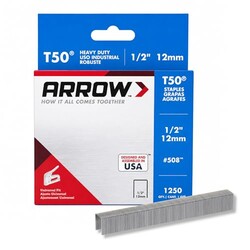 Arrow 508 Heavy Duty T50 1/2-Inch Leg Le