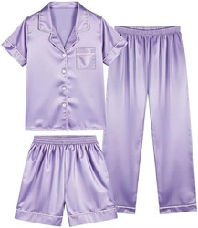 HONGTEYA 3 Piece Girls Clothes Sets, Sil