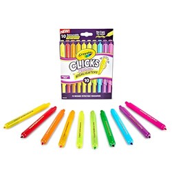 Crayola Clicks Retractable Highlighters