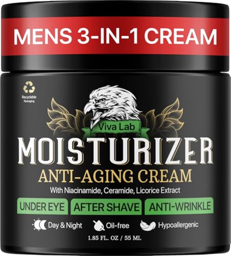 Viva Lab Mens Face Moisturizer Anti-Agin