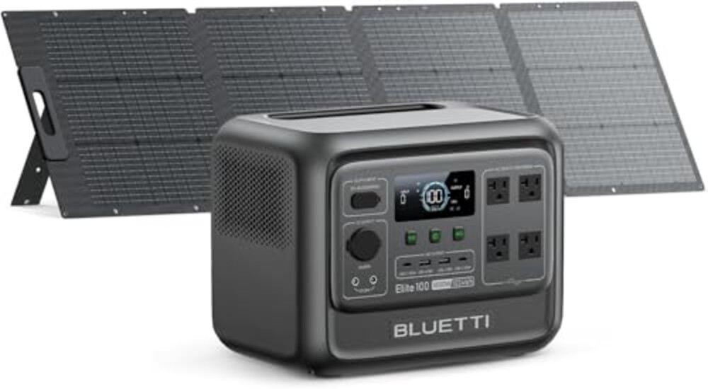 BLUETTI Solar Generator Elite 100 V2 wit