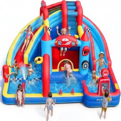 ELEMARA Speed Racer Kids Inflatable Wate