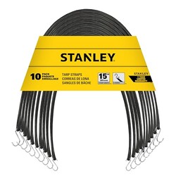 STANLEY 15" Natural Rubber Tarp Straps w