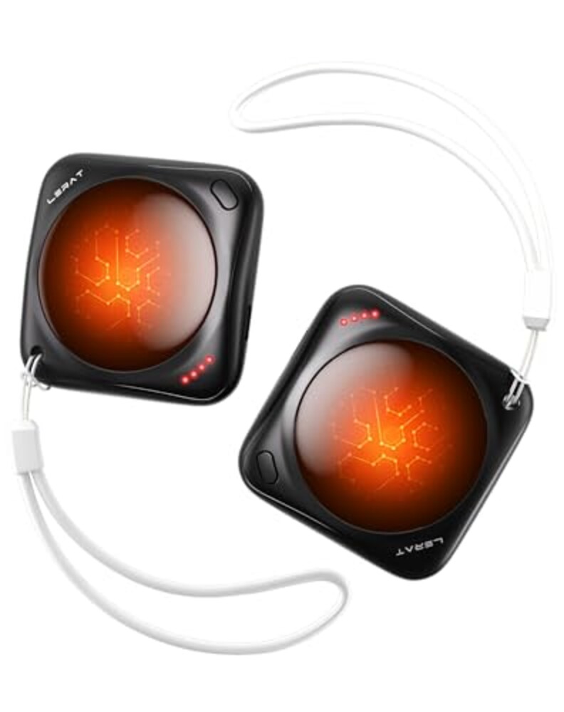Lerat Hand Warmers Rechargeable, 2 Pack
