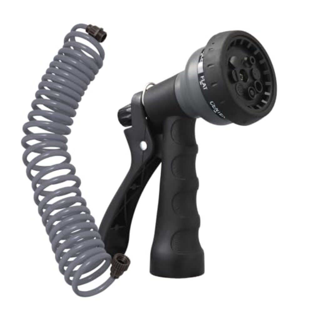 Orbit Coil Garden Hose, 25 ft, with 8-Pa