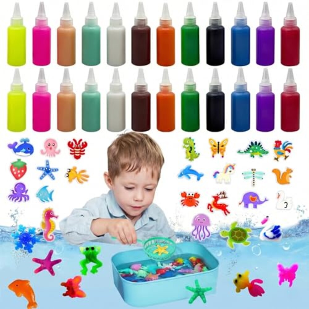 DIY Magic Gel Water Pets Sensory Play,Ea